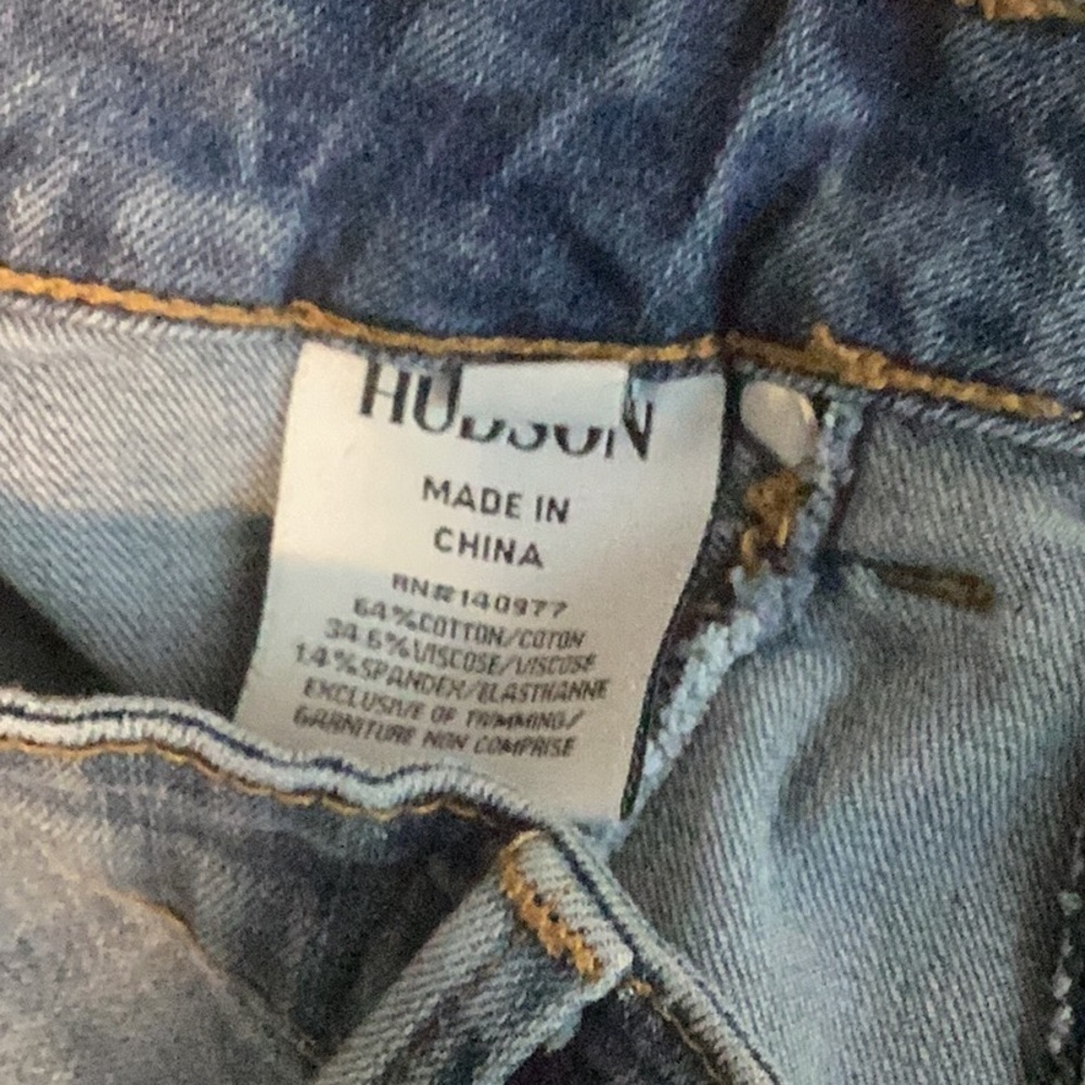 Hudson Jeans Girls Skinny Straight Denim Jeans 14 - Picture 7 of 8